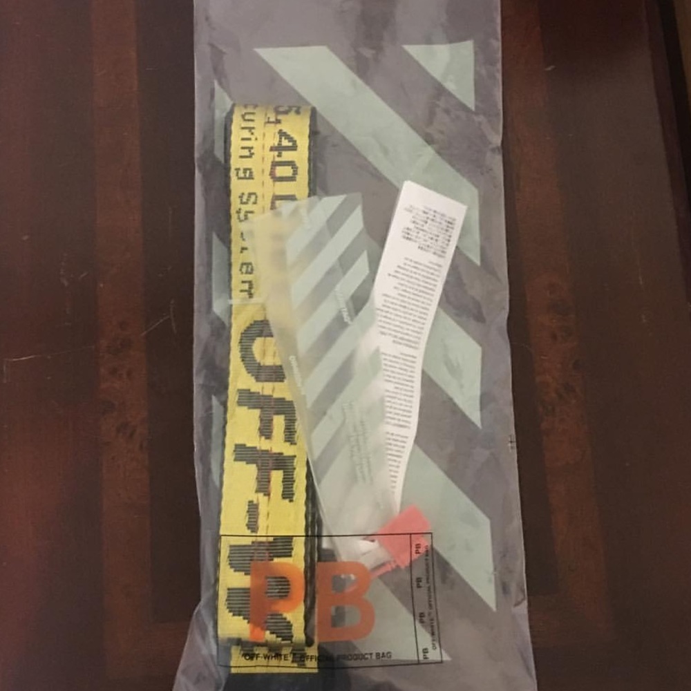 Offwhite belt